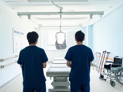Rehabilitation therapy room